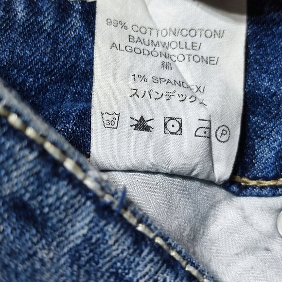 Silver Suki Capri jeans women's size 28 hard washed denim blue straight leg - Picture 9 of 16